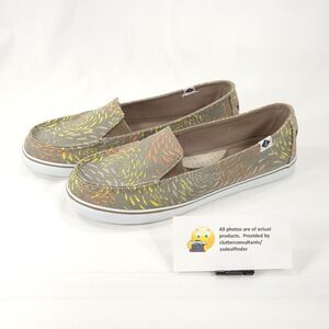 Sperry Top Sider Slip On Casual Loafer Shoe Womens Size 7 STS95830 Gray